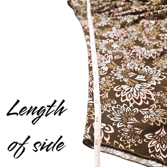 Wmns Asymmetrical Floral Tank Fairycore Sweetheart Sz XL Whimsigoth y2k 90s - Picture 12 of 12